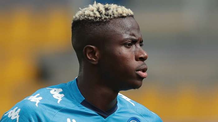 Osimhen: Napoli forward to train with short sessions after suffering head trauma